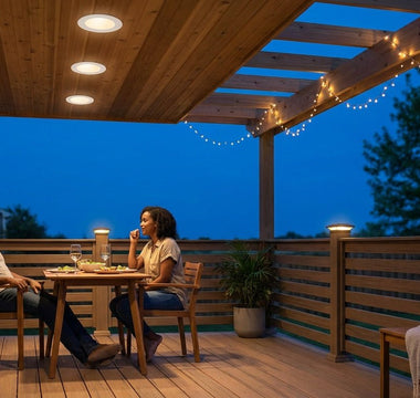 Deck Lighting Ideas: Post Caps, Step Lights & Recessed Options - Amicolight