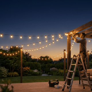 How to Hang Outdoor String Lights: Step-by-Step Installation Guide for Any Yard - Amicolight