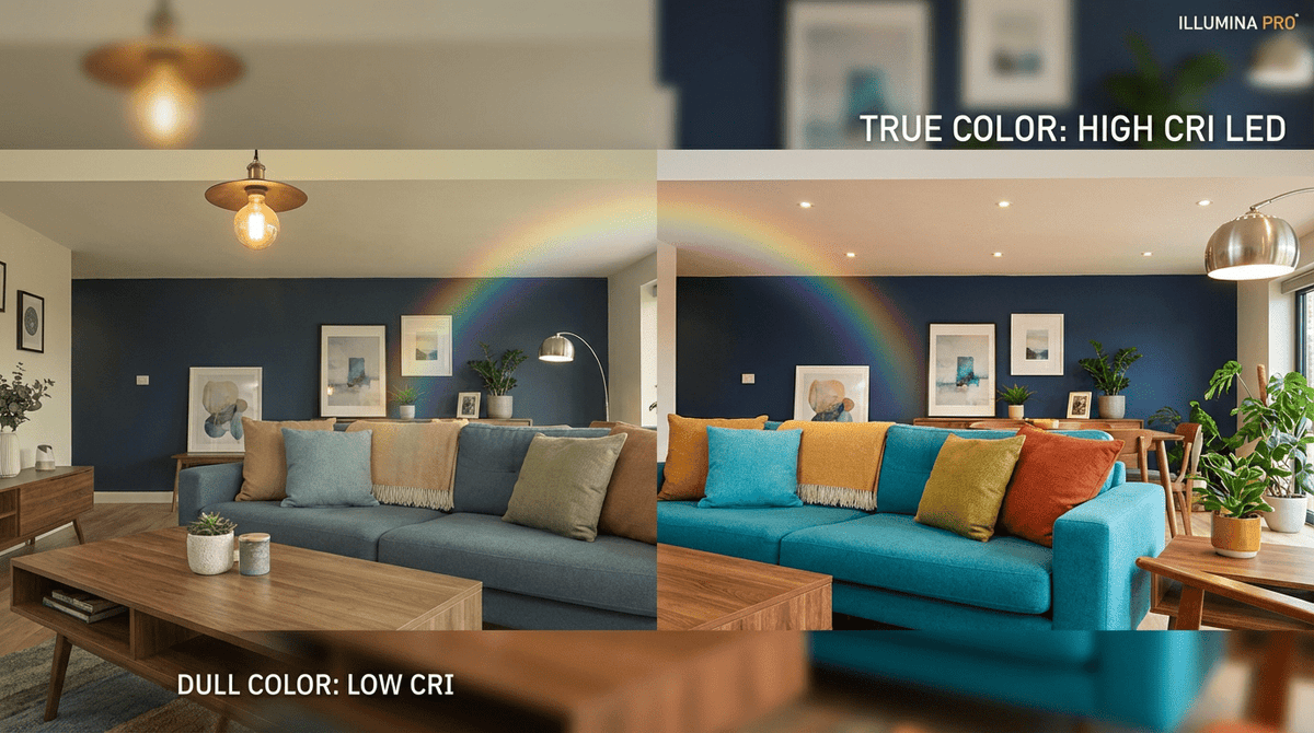 Color Rendition Under Light What Is CRI in Lighting? Why Color Rendering Index Matters at Home ...