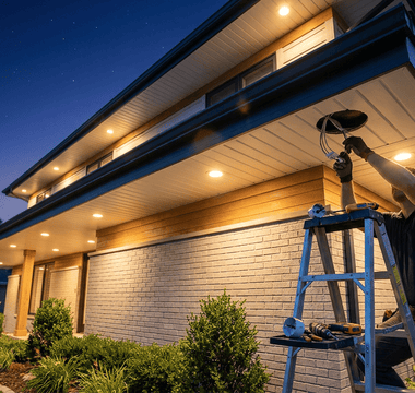 Soffit Lighting: How to Install Recessed Lights in Exterior Soffits - Amicolight