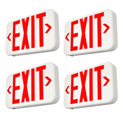 Double - Sided LED Exit Sign with Battery Backup,Exit Sign for Business,Easy To Install,UL Certified,AC 120/277V - 1