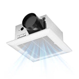 110 CFM Bathroom Exhaust Fan, 1.0 Sone Low Noise Ventilation Fan, Ceiling Mounted Retrofit-1