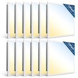 2x2 LED Flat Panel Lights, Adjustable, 0 - 10V Dimmable, 3CCT, 5000 Lumens - 7