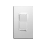 150W LED Dimmer Switch, Single Pole & 3-Way Universal Receptacle, No Neutral Wire Required, Wall Plate & Screws - White-10