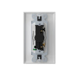15A Single Pole Rocker Light Switch with Wall Plate & Screws- White-11