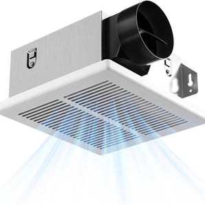 Amico-80 CFM Bathroom Exhaust Fan, 1.0 Sone Low Noise Ventilation Fan, Ceiling Mounted Retrofit-1