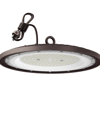 UFO LED High Bay, 21,000LM 5000K, UL Listed, Replaces 650W MH/HPS, US Hook & 5' Cable - 1