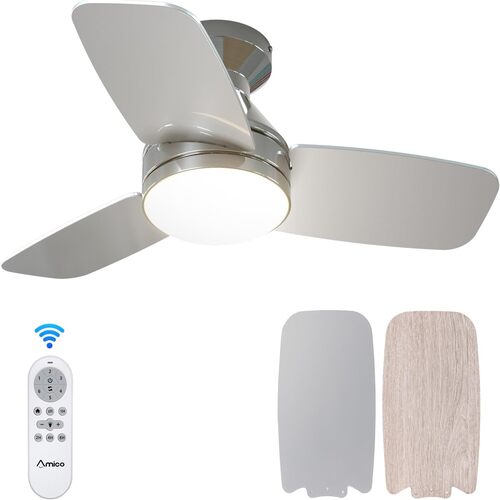 30/42 Inch 3 Blades Small Ceiling Fan Lights