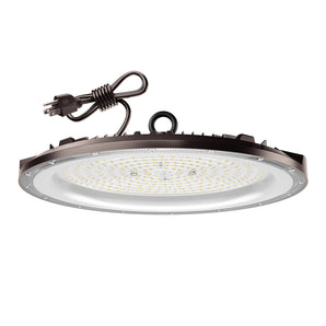 UFO LED High Bay Light, 28,000LM 5000K, UL Listed, US Hook & 5' Cable, Replaces 650W MH/HPS - 1
