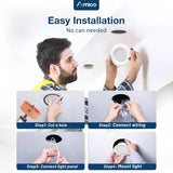 2 Inch Recessed LED Lighting, Slim Design, Selectable CCT, 350 Lumens - 6