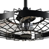 20 Inch Outdoor Ceiling Fan with Light for Patio, IP65 Waterproof Plug in Caged Hanging Fan, Remote Control, 3 CCT, 6 Speeds Reversible Outdoor Fan for Gazebo, Pergola, Porch-23