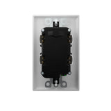 20A Weather Resistant GFCI Outlet with LED Indicator, Wall Plate & Screws - White-12