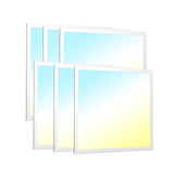 2x2 LED Flat Panel Lights, Adjustable, 0-10V Dimmable, 3CCT, 5000 Lumens-1