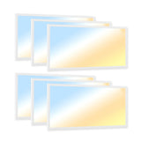 2x4 LED Panel Light, 30W/40W/50W, 6250LM, Selectable Wattage & 3CCT, 0-10V Dimmable, Drop Ceiling Light-1