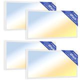 2x4 LED Panel Light, 30W/40W/50W, 6250LM, Selectable Wattage & 3CCT, 0 - 10V Dimmable, Drop Ceiling Light - 1