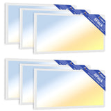 2x4 LED Panel Light, 30W/40W/50W, 6250LM, Selectable Wattage & 3CCT, 0 - 10V Dimmable, Drop Ceiling Light - 8