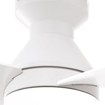 30" Low Profile Ceiling Fan with Light & Remote, Flush Mount, 3 - CCT Dimmable, Reversible & Noiseless, 4 Colors Available - 29