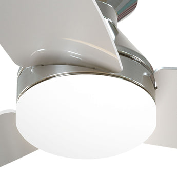 30" Low Profile Ceiling Fan with Light & Remote, Flush Mount, 3 - CCT Dimmable, Reversible & Noiseless, 4 Colors Available - 19