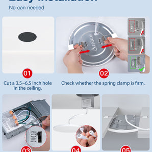 Easy to install canless recessed lighting