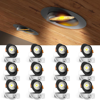 4 Inch Gimbal LED Recessed Lighting, 360° & 90° Adjustable Eyeball, Selectable CCT, 700 Lumens-18