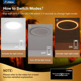 4 Inch Recessed LED Lighting With Night Light, Slim Design, Selectable CCT, 700 Lumens - 6