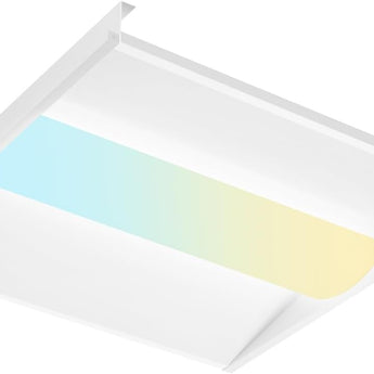 2x2 LED Troffer Panel Light, 4CCT, 20–40W Adjustable, 5200 Lumens, 0–10V Dimmable Flat Panel for Drop Ceiling, ETL & DLC - 10