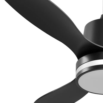 42 Inch IP65 Waterproof Outdoor Ceiling Fan with Light, 3CCT 6 Speeds Hanging Patio Fan with Remote Control, Plug in Design for Porch Pergola Garage Canopy, Black-5