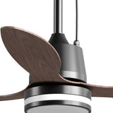 42 Inch IP65 Waterproof Outdoor Ceiling Fan with Light, 3CCT 6 Speeds Hanging Patio Fan with Remote Control, Plug in Design for Porch Pergola Garage Canopy, Black-19