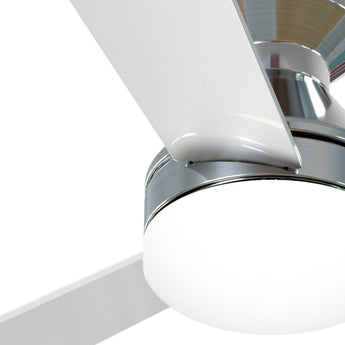 42" Low Profile Ceiling Fan with Light & Remote, Flush Mount, 3 - CCT Dimmable, Reversible & Noiseless, 4 Colors Available - 17
