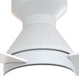42" Low Profile Ceiling Fan with Light & Remote, Flush Mount, 3 - CCT Dimmable, Reversible & Noiseless, 4 Colors Available - 30