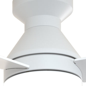 42" Low Profile Ceiling Fan with Light & Remote, Flush Mount, 3 - CCT Dimmable, Reversible & Noiseless, 4 Colors Available - 30