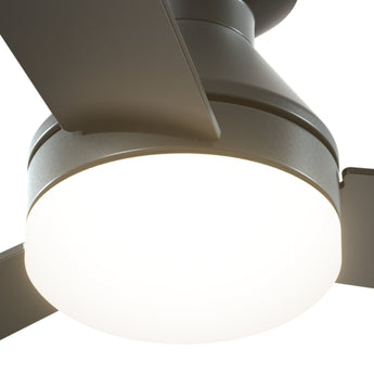 42" Low Profile Ceiling Fan with Light & Remote, Flush Mount, 3 - CCT Dimmable, Reversible & Noiseless, 4 Colors Available - 4