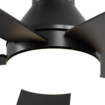 42" Low Profile Ceiling Fan with Light & Remote, Flush Mount, 3CCT Dimmable, Reversible, Quiet, DC Motor - 4