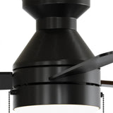 42" Low Profile Ceiling Fan with Light, Remote & Pull Chain, Flush Mount, 5CCT Dimmable, Reversible, Quiet - 5