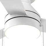 42" Low Profile Ceiling Fan with Light, Remote & Pull Chain, Flush Mount, 5CCT Dimmable, Reversible, Quiet - 21