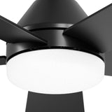 42" Sleek Ceiling Fan with Light, 3CCT Dimmable, Remote, Reversible, Quiet – Bedroom & Living Room - 4