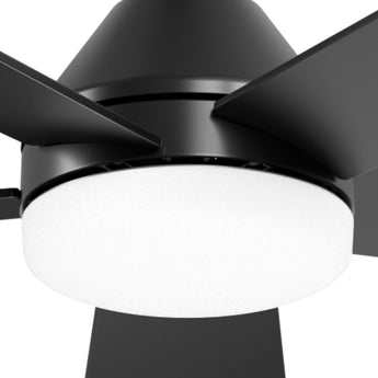 42" Sleek Ceiling Fan with Light, 3CCT Dimmable, Remote, Reversible, Quiet – Bedroom & Living Room - 4