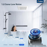 Amico-110 CFM Bathroom Exhaust Fan, 1.0 Sone Low Noise Ventilation Fan, Ceiling Mounted Retrofit-4