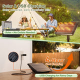 ST38 Solar String Lights, LED Shatterproof Bulbs, Suspended Standard Sockets, 3 Lighting Modes - 2