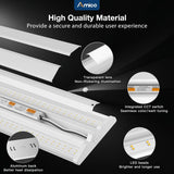 4FT LED Wraparound Light, 5CCT, 50/60/75W, 9000 Lumens, Super Bright Fluorescent Fixture-6