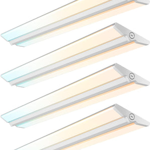 4FT LED Wraparound Light, 5CCT, 50/60/75W, 9000 Lumens, Super Bright Fluorescent Fixture-1