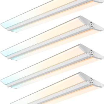 4FT LED Wraparound Light, 5CCT, 50/60/75W, 9000 Lumens, Super Bright Fluorescent Fixture-1