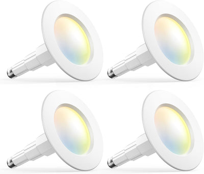 5/6 Inch LED Recessed Lighting, Dimmable, Adjustable Can Lights, Selectable CCT, 950 Lumens