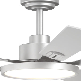 52" Black Ceiling Fan with Light & Remote, 3CCT Dimmable, Reversible, Quiet – Indoor/Outdoor - 19