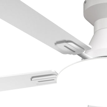 52" Flush Mount Ceiling Fan with Light, Remote, Low Profile, 3CCT Dimmable, Reversible, Quiet DC - 31