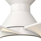 52" Low Profile Ceiling Fan with Light & Remote, Flush Mount, 3CCT Dimmable, Reversible, Quiet, Indoor/Outdoor - 25