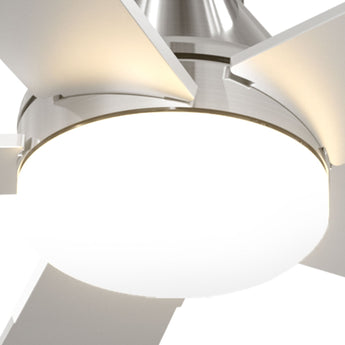 52" Low Profile Ceiling Fan with Light & Remote, Flush Mount, 3CCT Dimmable, Reversible, Quiet, Indoor/Outdoor - 31