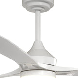 52" Modern Ceiling Fan with Light & Remote – Dimmable 3CCT, Quiet Black Fan for Living Room, Bedroom & Kitchen - 25