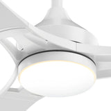 52" Modern Ceiling Fan with Light & Remote – Dimmable 3CCT, Quiet Black Fan for Living Room, Bedroom & Kitchen - 23