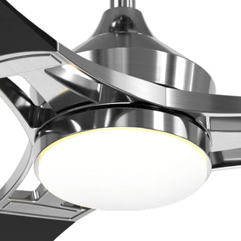 52" Modern Ceiling Fan with Light & Remote – Dimmable 3CCT, Quiet Black Fan for Living Room, Bedroom & Kitchen - 17